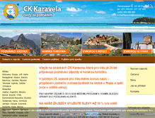 Tablet Screenshot of karavela.cz